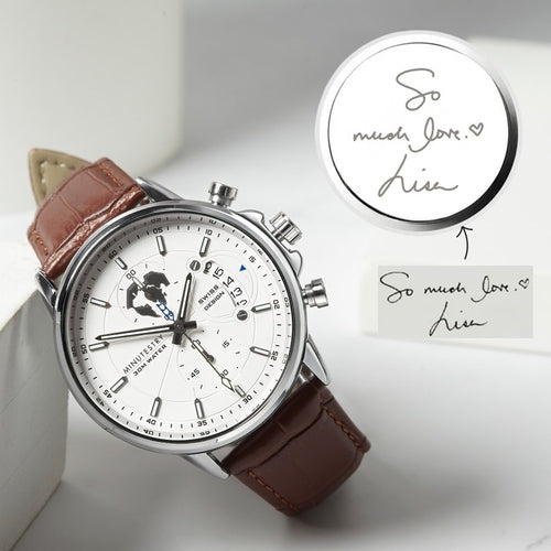 Handwriting Gifts for Groom, Groom Watch, Wedding Watch for Groom, Men